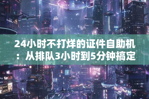 24小时不打烊的证件自助机：从排队3小时到5分钟搞定，这届便民服务有多香？