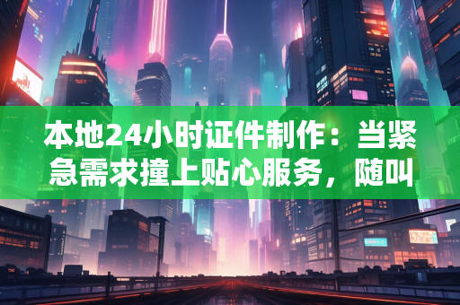 本地24小时证件制作:当紧急需求撞上贴心服务,随叫随到如何重构我们的证件焦虑?