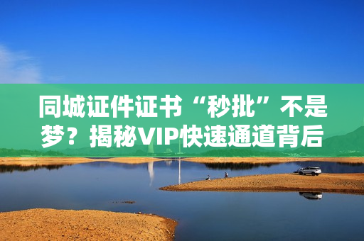同城证件证书“秒批”不是梦?揭秘VIP快速通道背后的效率革命